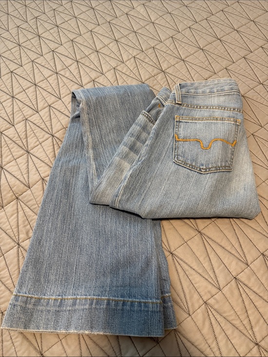 Kimes Ranch Denim - Kimes Ranch Jennifer Light Blue Flare Jeans with Contrast Stitching